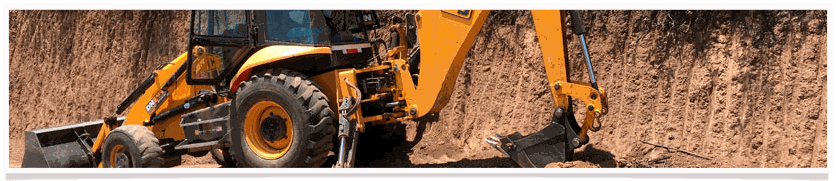 Retroexcavadora JCB en obra - www.dnmaquinarias.cl